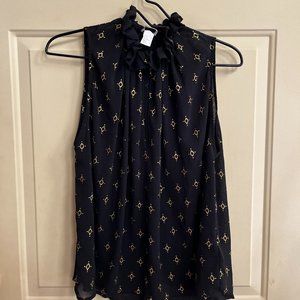 H&M Black and Gold Top